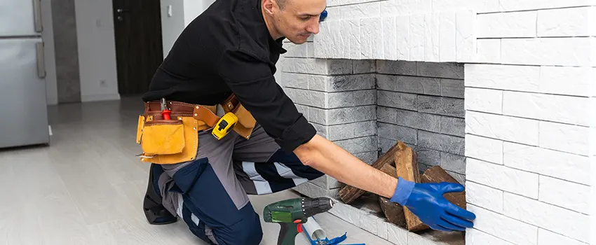 Fireplace Damaged Damper Frame Repair Services in Garden City, Kansas
