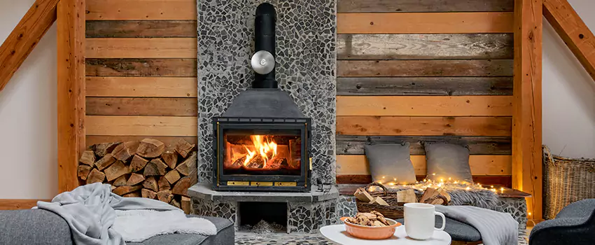 Thelin Hearth Products Direct Vent Gas Stove Fireplace Inspection in Garden City, Kansas